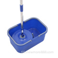 Rectangle Spin Mop Bucket Conjunto con Wringer (2 recargas)